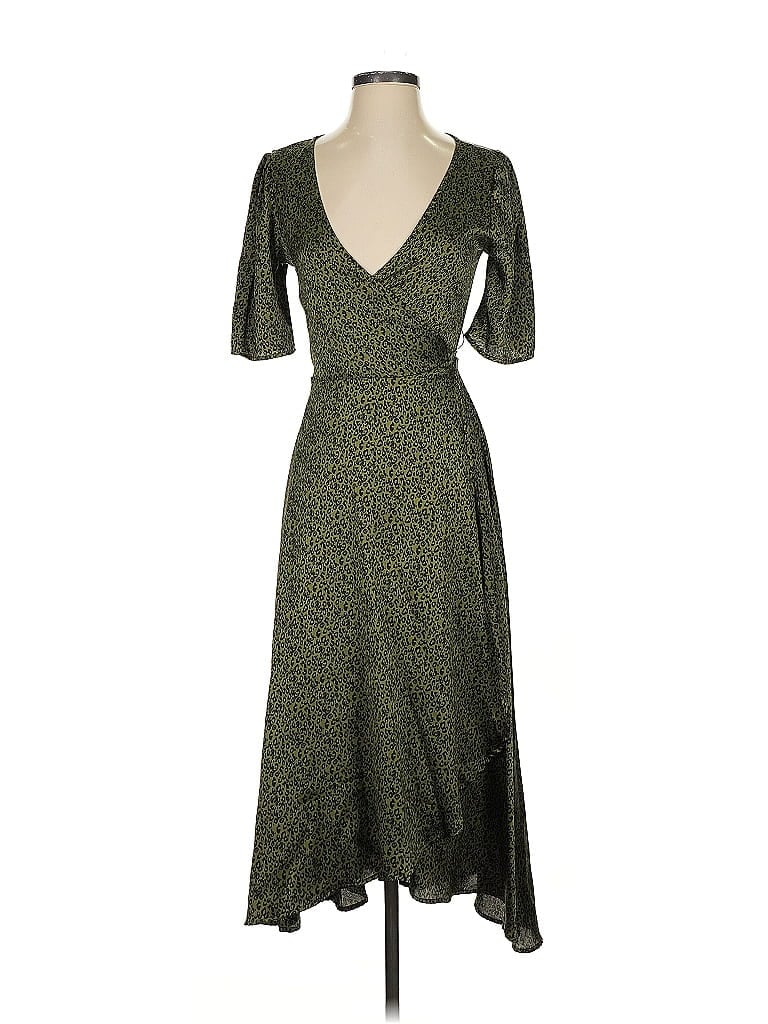 Pre-owned B Collection By Bobeau Cocktail Dress In Green