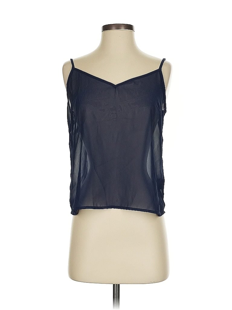Pre-owned Velvet By Graham & Spencer Sleeveless Blouse In Blue