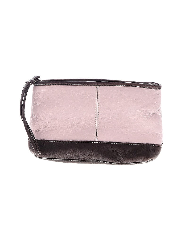 Latico 100% Leather Color Block Pink Leather Wristlet One size - photo 1