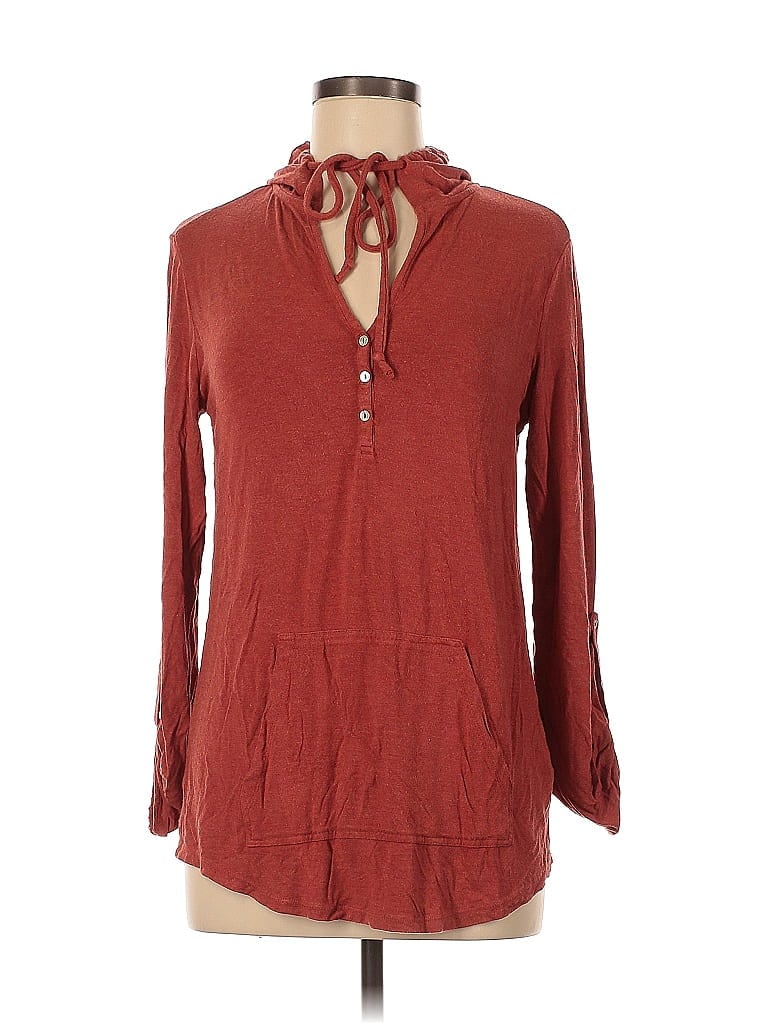 Pre-owned Market & Spruce Pullover Sweater In Red