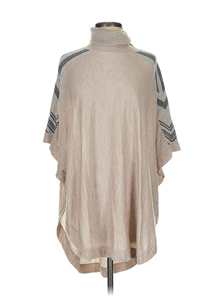 Pre-owned Splendid Poncho In Brown