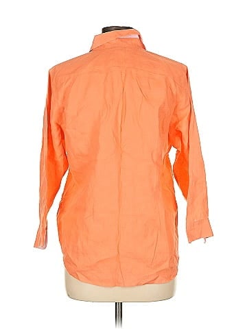 Lauren by Ralph Lauren 3/4 Sleeve Button-Down Shirt (view 2)
