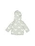 First Impressions Silver Zip Up Hoodie Size 3-6 mo - photo 2