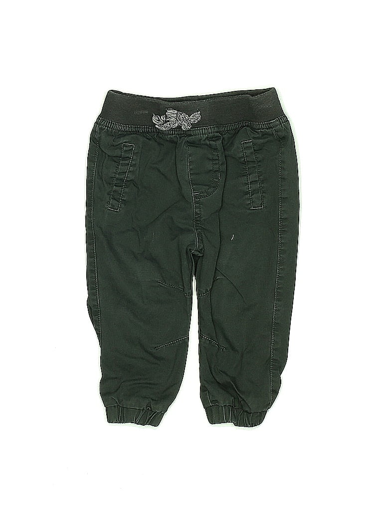 Cat & Jack 100 Cotton Solid Green Cargo Pants Size 36 mo 29 off