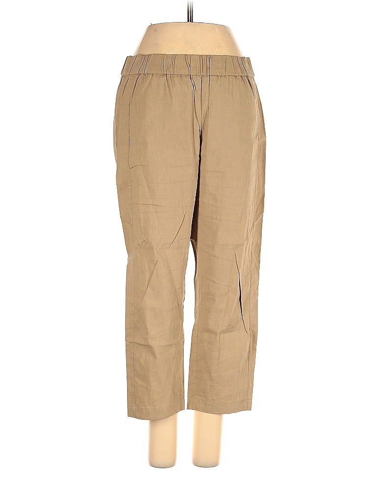 Pre-owned Theory Khaki Pant In Brown
