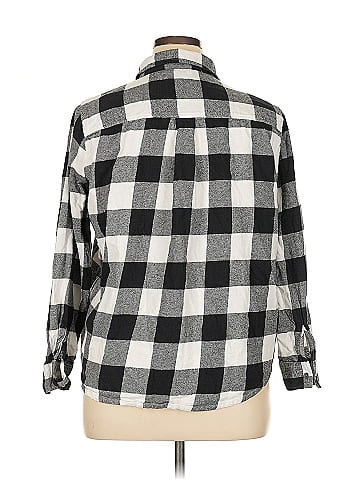 Madison Grey 3/4 Sleeve Button-Down Shirt (view 2)