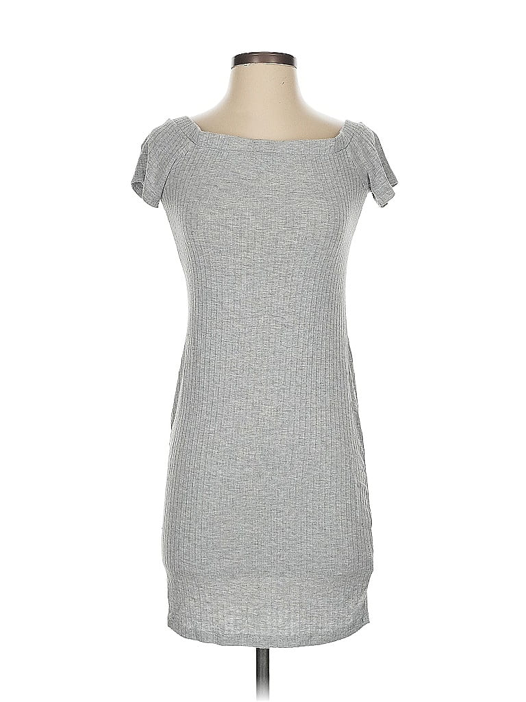 Pre-owned Ambiance Casual Dress In Gray