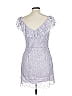 Saylor 100% Polyester Purple Cocktail Dress Size L - photo 2