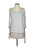 Lauren Conrad Gray 3/4 Sleeve Top Size XS - photo 1