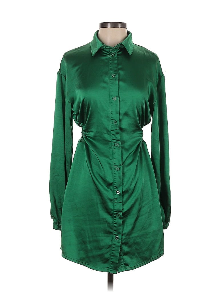 Pre-owned Nasty Gal Inc. Cocktail Dress In Green