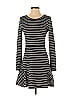 DRISCOLL Stripes Black Blue Casual Dress Size S (estimated) - photo 1
