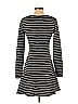 DRISCOLL Stripes Black Blue Casual Dress Size S (estimated) - photo 2