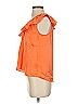 Ann Taylor 100% Polyester Orange Sleeveless Blouse Size S - photo 5