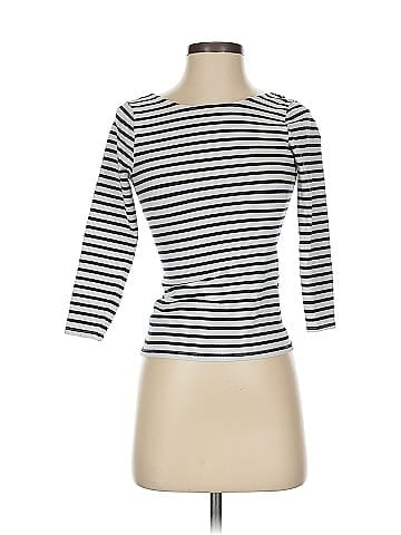 Zara W&B Collection 3/4 Sleeve T-Shirt (view 1)