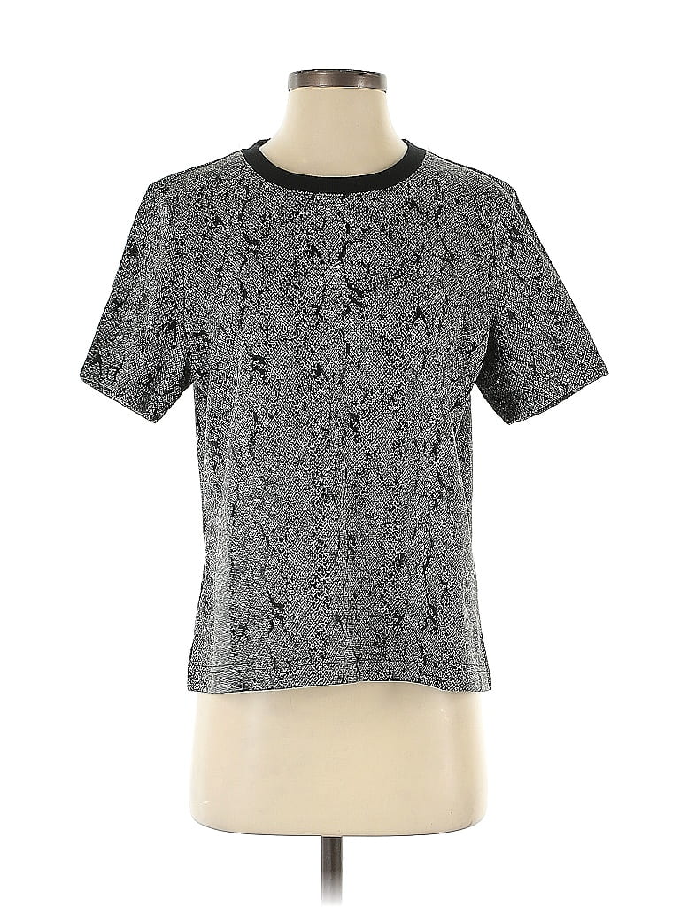 Pre-owned Chico's Active T-shirt In Silver