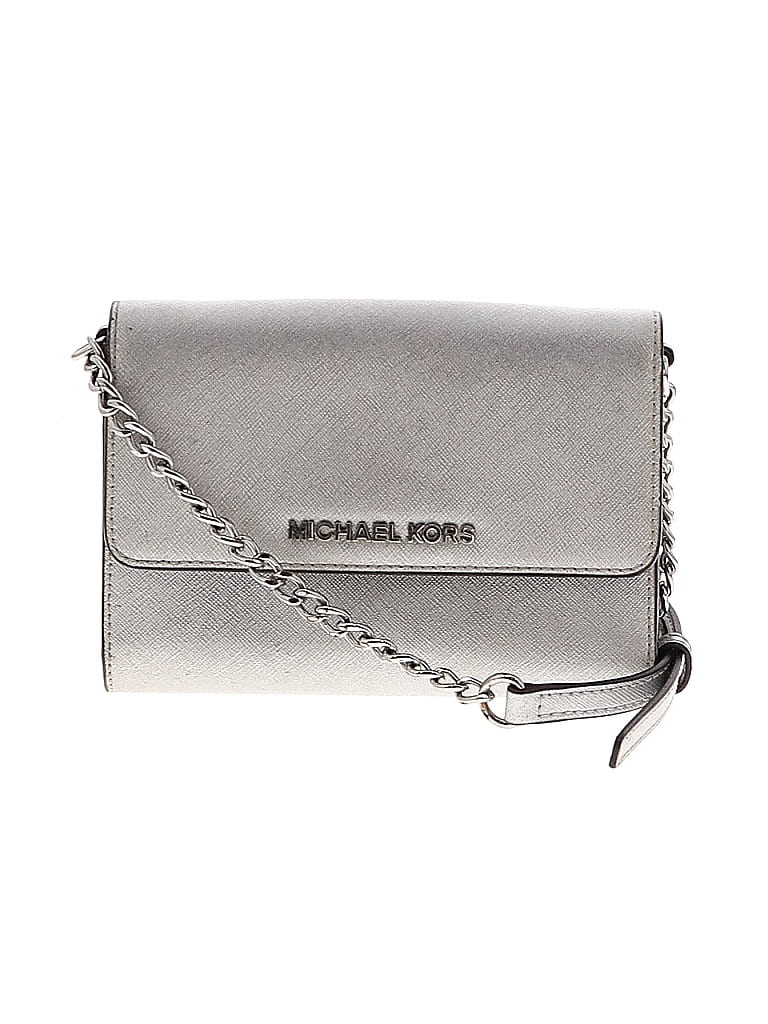 MICHAEL Michael Kors Silver Crossbody Bag One Size - 68% off | ThredUp