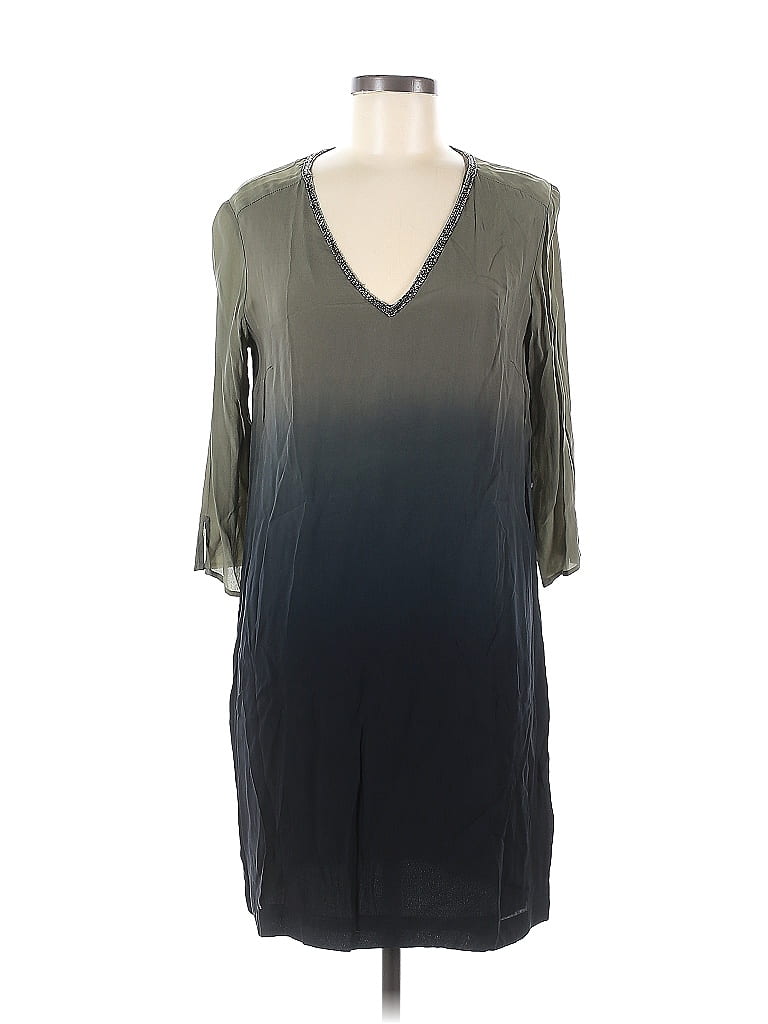 Pre-owned Ikks Casual Dress In Gray