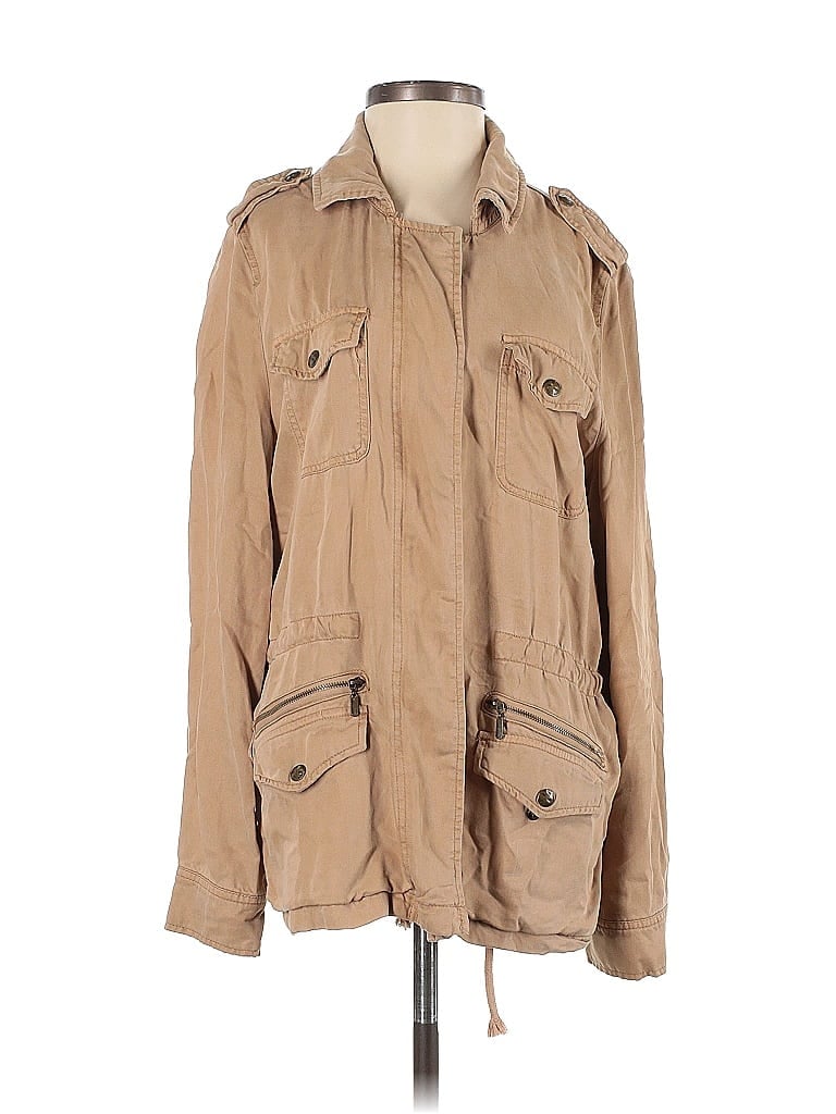 Pre-owned Max Jeans Jacket In Brown