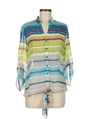 Dots 3/4 Sleeve Blouse (view 1)