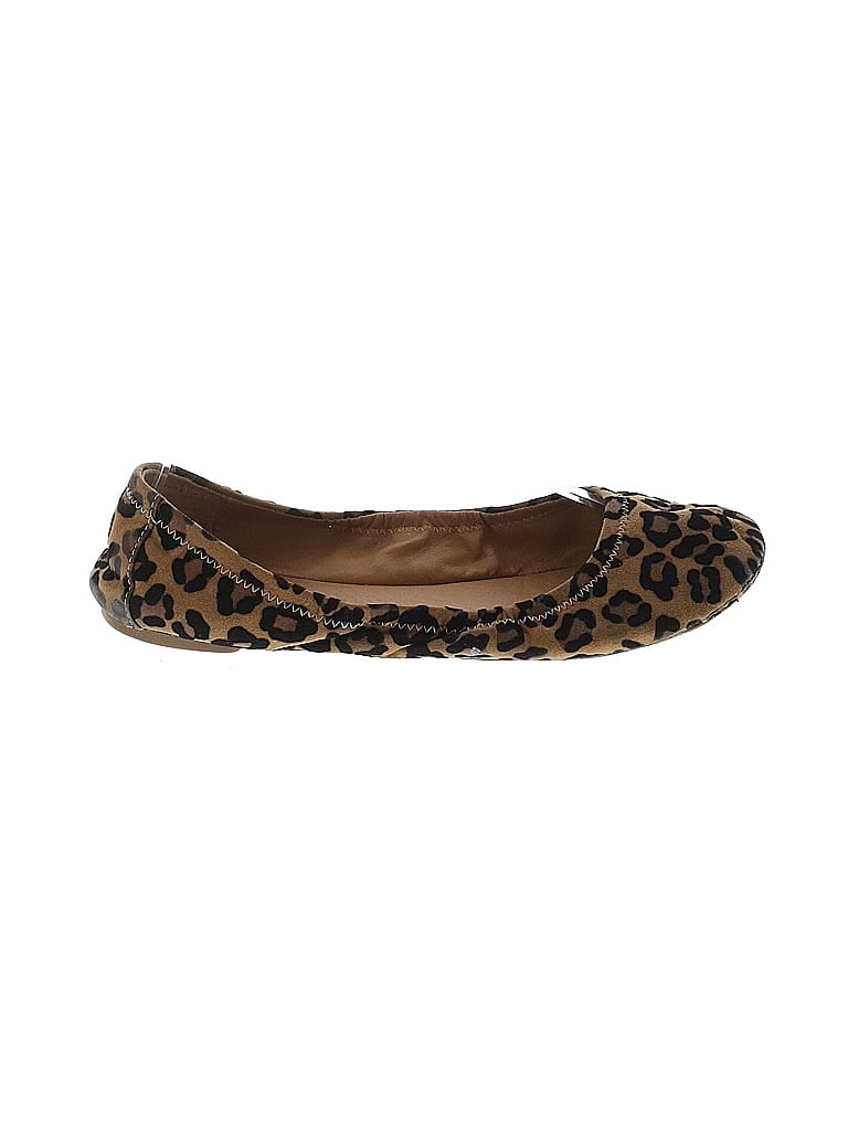 G.H. Bass & Co. 100% Other Animal Print Brown Tan Flats Size 6 1/2 - photo 1
