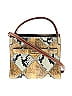 Tory Burch 100% Leather Animal Print Gold Tan Leather Satchel One size - photo 1