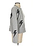 Rails Graphic Silver Gray Pullover Sweater Size XS - photo 4