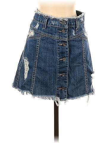 Carmar Denim Skirt (view 1)