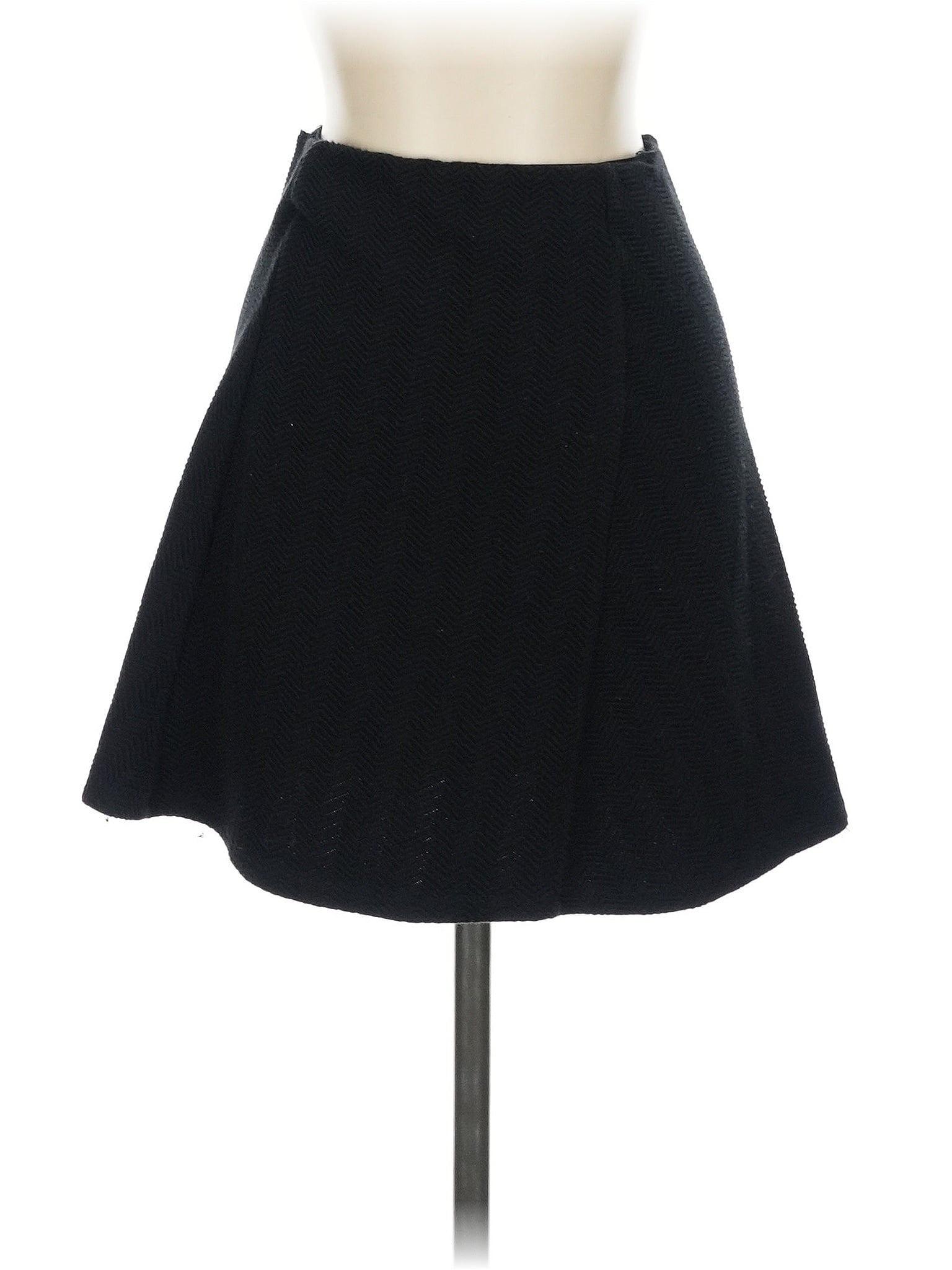 Trafaluc by Zara Solid Black Formal Skirt Size S