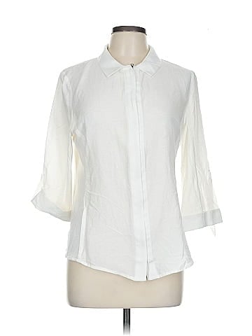 Elie Tahari 3/4 Sleeve Button-Down Shirt (view 1)