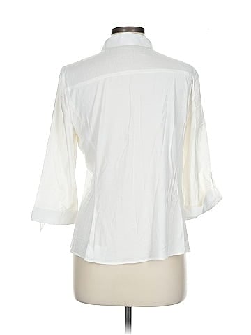 Elie Tahari 3/4 Sleeve Button-Down Shirt (view 2)