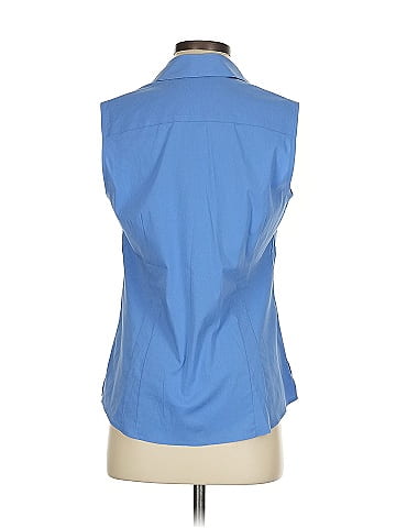 Foxcroft Sleeveless Button-Down Shirt (view 2)