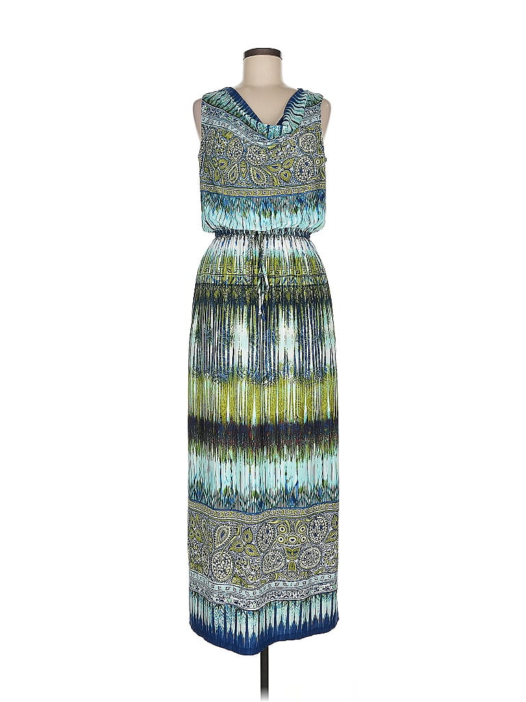 Donna Ricco Print Green Casual Dress Size 8 - 81% off | ThredUp