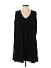 ASOS 100% Polyester Solid Black Casual Dress Size 4 - photo 1