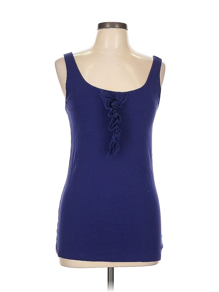 Pre-owned Old Navy Tank Top Blue Strapless Neckline Tops