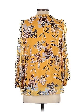 Shoshanna 3/4 Sleeve Silk Top (view 2)