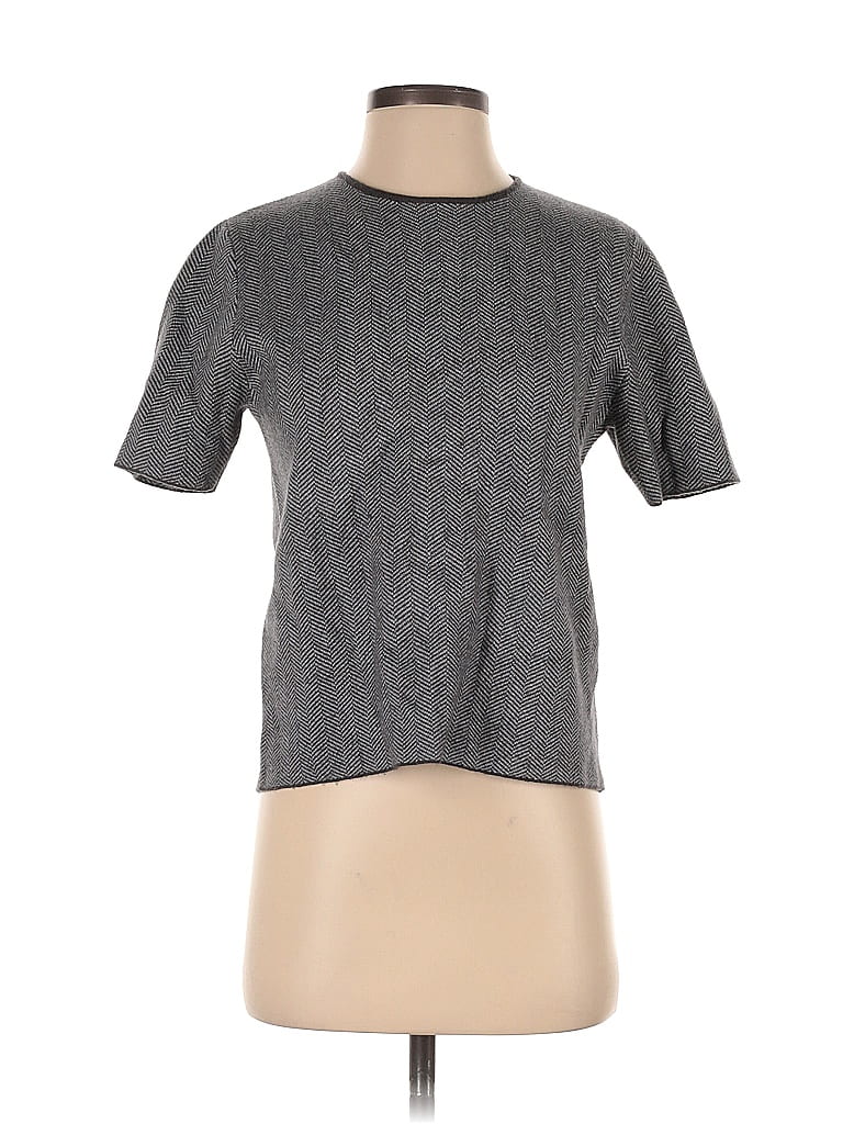 Pre-owned Zara Cardigan Sweater In Gray