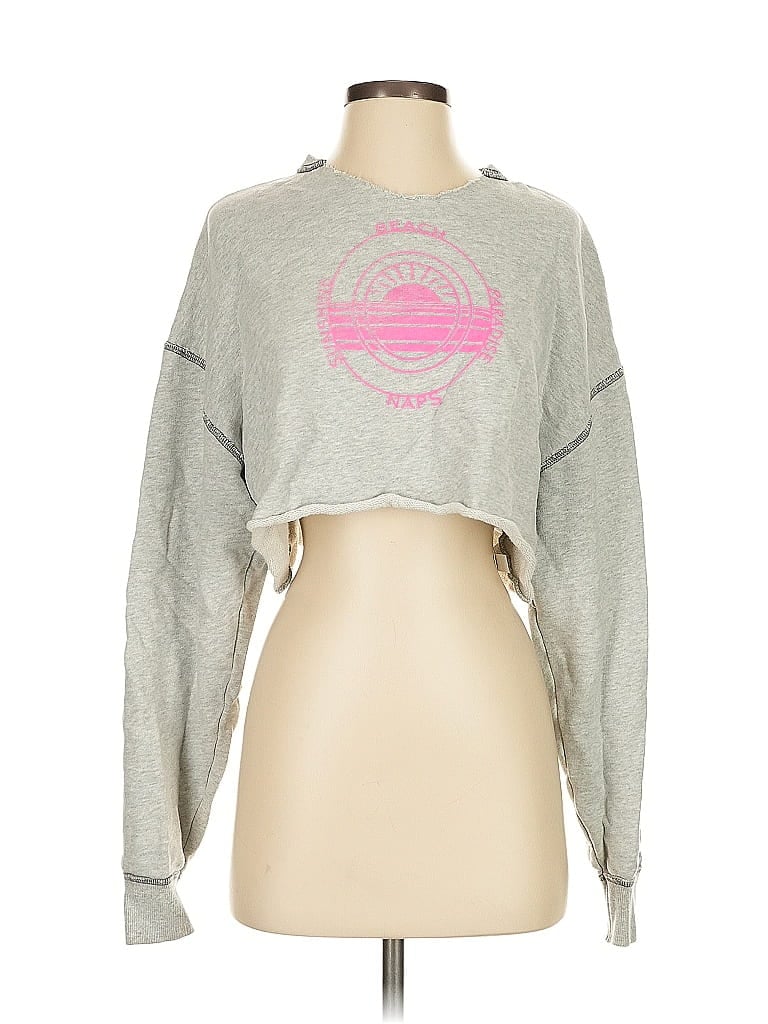 Pre-owned Aerie Sweatshirt In Gray