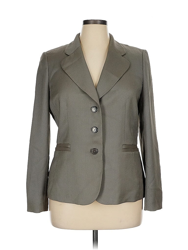 Blazer Jones New York Gris Léger - Taille 8 (Équivalent 14)