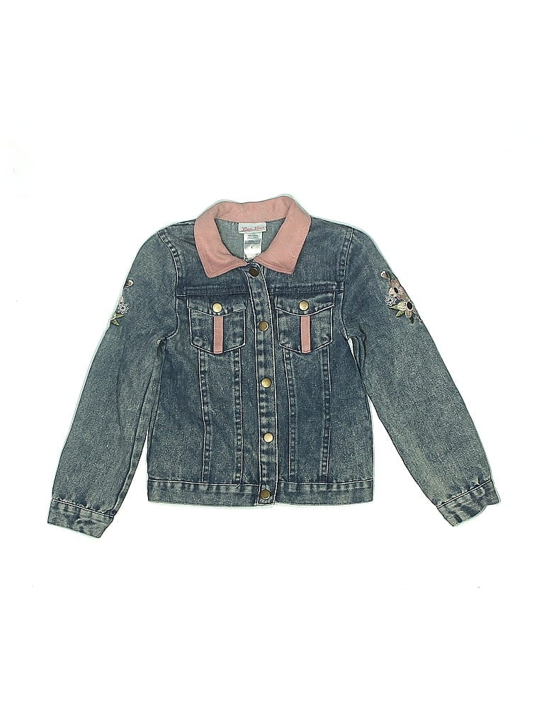 Pre-owned Little Lass Kids' Denim Jacket In Blue