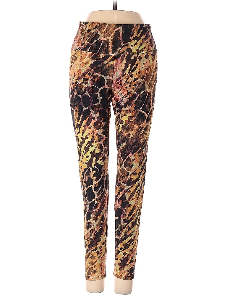 Pre-owned Soft Surroundings Leggings In Gold