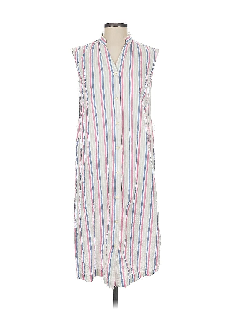 Pre-owned Ann Taylor Loft Outlet Casual Dress In White