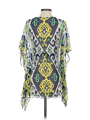 Shoshanna 3/4 Sleeve Silk Top (view 2)