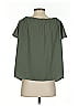 Pleione 100% Polyester Green Short Sleeve Blouse Size S - photo 2
