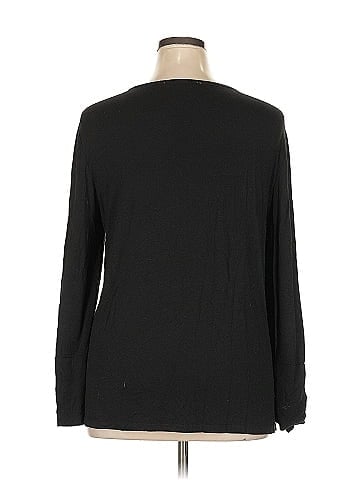 Larry Levine Long Sleeve Blouse (view 2)
