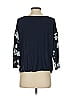Mango Blue 3/4 Sleeve Blouse Size XS - photo 2