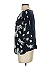 Mango Blue 3/4 Sleeve Blouse Size XS - photo 5