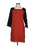 Line & Dot 100% Polyester Red Casual Dress Size S - photo 1