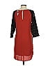 Line & Dot 100% Polyester Red Casual Dress Size S - photo 2