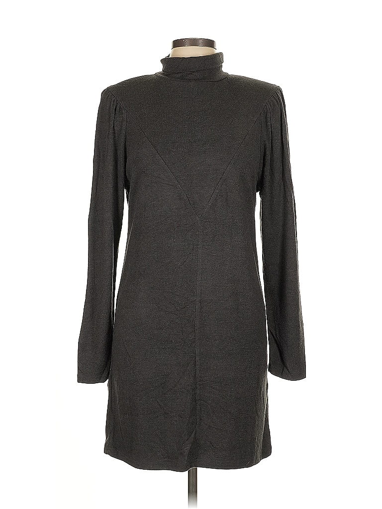 Pre-owned Mng Casual Dress In Gray