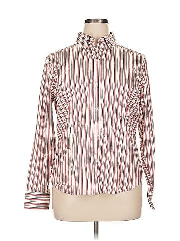 Liz & Co. Long Sleeve Button-Down Shirt (view 1)
